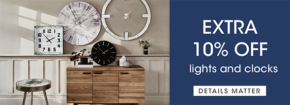 Lights and clocks offer